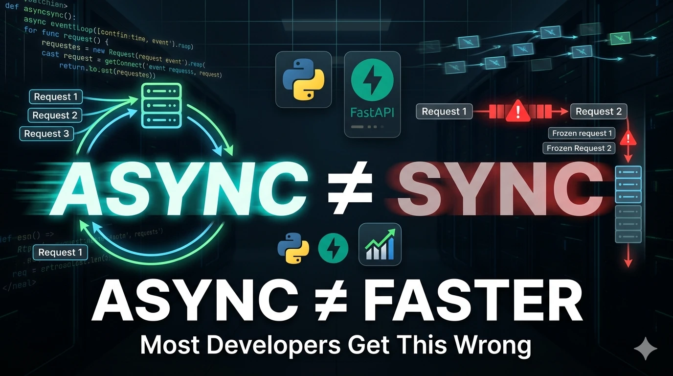 FastAPI Async - The Performance Trick Most Developers Misunderstand
